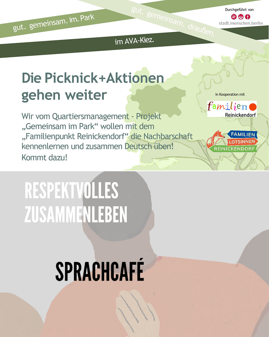 Respektvolles Zusammenleben Gemeinsam im Park