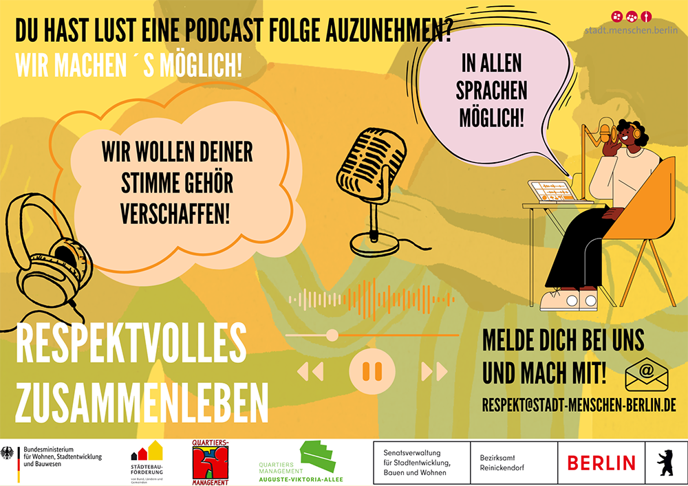 Aufruf Podcast AVA Kiez