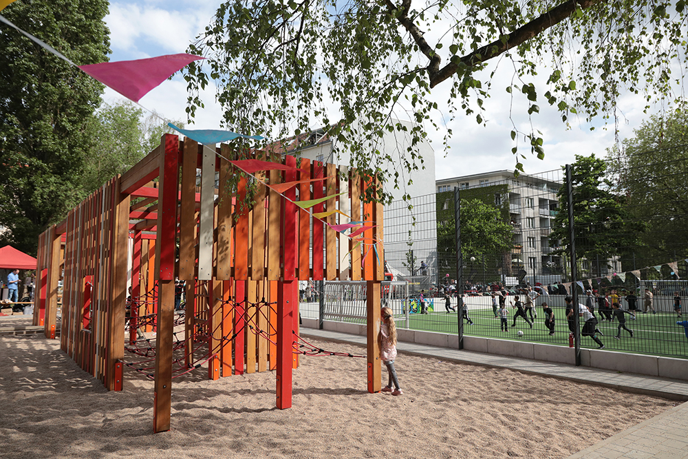 Spielplatz in der Klix-Arena
