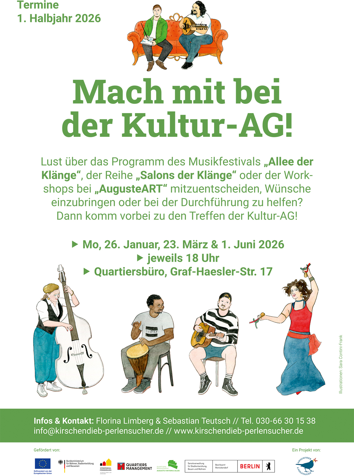 Aufruf zum Mitmachen der Kultur AG