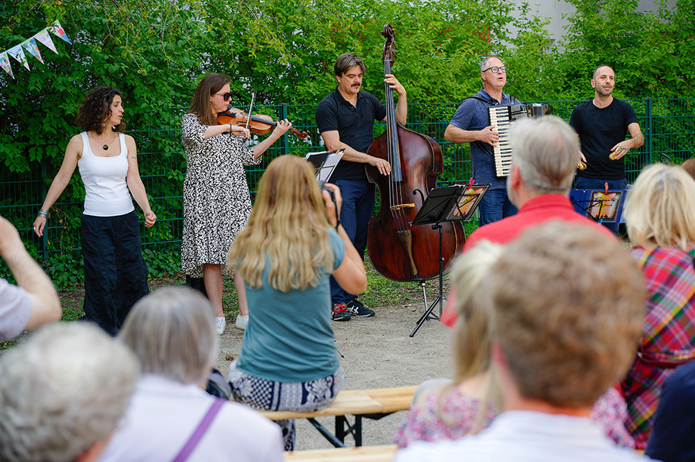 Band-Auftritt bei der "Allee der Klänge", Foto von Oliver Richter 