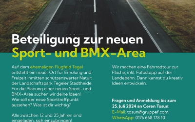 Beteiligung zur neuen Sport- und BMX-Area